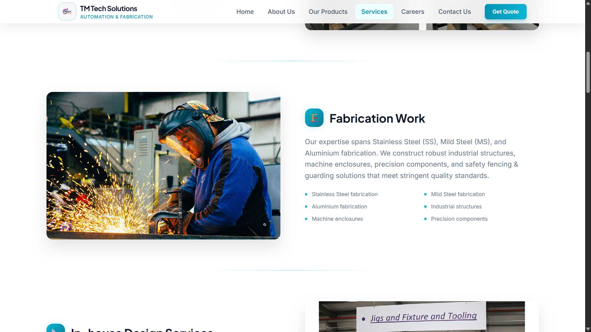 TM Tech Solutions Screen 2